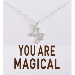☀️ Silver Unicorn Necklace 🦄